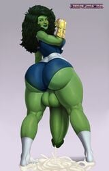 1futa ass backsack balls big_balls big_breasts big_butt big_penis boots clothed cum cum_pool dandypixelmoto excessive_cum fantastic_four fat_ass futa_only futa_sans_pussy futanari giant_ass giant_penis gigantic_penis green-skinned_futanari green_hair green_skin handsfree_ejaculation huge_ass huge_balls huge_cock hulk_(series) hyper_ass hyper_penis infinity_gauntlet legs leotard looking_back marvel marvel_comics muscular muscular_futanari penis rear_view she-hulk solo solo_futa testicles thick thick_legs thick_thighs thighs voluptuous voluptuous_futanari wide_hips