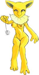 2019 anthro breasts brown_nipples female female_hypno fours_(artist) genitals hypno hypnosis hypnotizing_viewer large_nose mind_control neck_tuft nintendo nipples pokemon pokemon_(species) pussy sitting sketch solo tuft video_games yellow_body yellow_skin