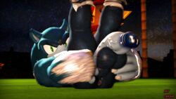 16:9 3d anthro anus ass balls butt_grab digital_media_(artwork) eulipotyphlan genitals green_eyes green_hill_zone hand_on_butt hedgehog hi_res legs_up looking_at_viewer male male/male male_only mammal night penis sky_chaser solo solo_focus sonic_(series) sonic_the_hedgehog sonic_the_werehog sonic_unleashed source_filmmaker spread_butt spreading were wereeulipotyphlan werehog widescreen