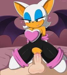 bat blush duplichance furry heart looking_down male reverse_cowgirl_position riding ripped_clothing rouge_the_bat sex sonic_(series) straight torn_clothes vaginal_penetration wet_pussy