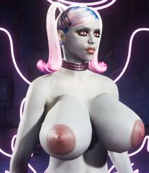 big_areola big_areolae big_breasts big_nipples blue_and_pink_hair blue_hair choker clown clown_girl collar custom_character cyber_gato enormous_breasts giant_breasts gigantic_breasts huge_areola huge_areolae huge_breasts huge_nipples large_areolae large_areolae large_breasts large_nipples massive_breasts original_character original_characters pale_skin pink_and_blue_hair pink_eyes pink_hair playa_(saints_row) saints_row saints_row_(reboot) studded_choker studded_collar twintails white_skin