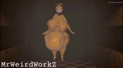 animated big_belly big_breasts black_tongue body_outline breasts female female_pred five_nights_at_freddy's gurgle mrweirdworkz prey_shaped_bulge robot_girl sound tagme tongue_out toy_chica_(cyanu) toy_chica_(fnaf) video vore