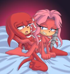 2024 angelofhapiness anthro archie_comics arms_tied bed_sheet bedding bedroom_eyes blue_eyes blush bound breasts dominant dominant_female duo echidna featureless_breasts feet female female_on_top forced grin hands_behind_back hi_res knuckles_the_echidna lien-da male male/female male_on_bottom mammal monotreme narrowed_eyes on_bottom on_top open_mouth penetration power_bottom purple_eyes rape reverse_cowgirl_position seductive sega sex smile sonic_(series) sonic_the_hedgehog_(archie) sonic_the_hedgehog_(comics) sonic_the_hedgehog_(series) submissive submissive_male tail vaginal_penetration