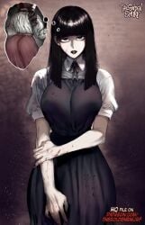 1girls 2025 2d 2d_(artwork) 2girls artist_name ass big_breasts black_eyes black_hair black_lipstick black_makeup blood breasts bubble_ass bubble_butt fat_ass fear_and_hunger fear_and_hunger:_termina female fully_clothed goth goth_girl gothic huge_ass huge_breasts huge_butt human human_female human_only imagining large_breasts light-skinned_female light_skin long_hair looking_at_viewer marina_(fear_and_hunger) no_sex pale-skinned_female pale_skin patreon_username pinup questionable samarie_(fear_and_hunger) school_uniform standing staring staring_at_viewer thegoldensmurf thick_ass thought_bubble thunder_thighs thunderthighs video_game_character well_endowed wide_hips