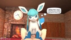 3d animated canine_pussy cum cum_inside domination eeveelution feral feral_penetrated glaceon glitched_securitron mp4 no_sound pokémon_(species) pokemon pokemon_(species) pokephilia riding_penis tagme video