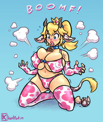 princess peach from mario (series) by keffotin