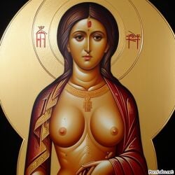 1girls blasphemy catholic christianity public_domain religion religious virgin_mary