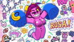 brawl_stars breasts edit funkeedits nude rosa_(brawl_stars)