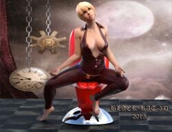 3d black-kat-3d-studio breasts chair clock clothing female solo