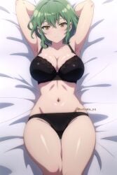 ai_generated arisato_yu big_breasts hikage_(senran_kagura) lingerie senran_kagura