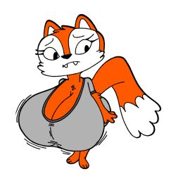 accurate_art_style anthro big_breasts candle_fox colored female female_only fox furry kiff_(series) sbshouseofpancakes thick_thighs