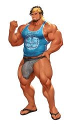 abs bara biceps big_balls big_penis bodybuilder boner bulge censored chest_hair erection facial_hair flaccid hairy_legs hairy_male hairy_thighs huge_balls huge_bulge huge_cock huge_testicles hunk kuromine_hiraya male male_focus male_only massive_bulge massive_cock massive_penis muscle muscles muscular muscular_arms muscular_ass muscular_legs muscular_male muscular_thighs nipples pecs pubic_hair solo solo_male testicles yuatari