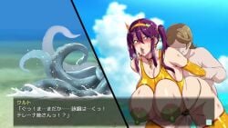 1boy 1girls after_sex ahe_gao animated arm_grab armpit_hair armpits ass background_music bakunyuu_party beach belly_button big_breasts big_nipples bikini bodysuit bouncing_ass bouncing_breasts breasts breasts_bigger_than_head breasts_out brown_hair cheating cheating_wife choker cock_hungry cum cum_drip cum_in_pussy cum_inside earrings eyeless_male fat_ass fat_man female female_focus female_pubic_hair game_cg gloves heart-shaped_pupils highres huge_breasts huge_cock human implied_penetration inviting_to_sex japanese_text large_breasts licking longer_than_10_minutes longer_than_30_seconds longer_than_5_minutes longer_than_one_minute male mature_female milf milk mind_break mind_control monster mullet_(hairstyle) nipple_piercing nipples octopus open_mouth penis penis_earrings penis_in_pussy penis_out pixel_animation pubic_hair pubic_tattoo purple_eyes purple_hair pussy pussy_juice rpg saliva saliva_drip sex_from_behind sex_slave size_difference slutty_outfit smaller_male smile sound standing standing_doggy_style straight string_panties sweat sweatdrop takeda_hiromitsu taped_nipples terena_(bakunyuu_party) thick_thighs thighhighs tongue tongue_out translation_request twintails video