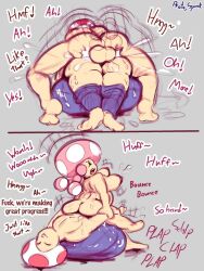 ass big_ass juices mario_(series) nintendo part_of_a_set plump proto_spunk riding_penis shortstack tagme tdt toad_(mario) toadette