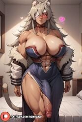 1futa 1futanari ai_generated big_balls big_breasts cleavage cleavage_cutout curvy curvy_figure fantasy fit fit_futanari futa_only futa_penis futadom futanari ghislaine_dedoldia hourglass_figure huge_balls huge_breasts huge_cock hyper hyper_penis large_penis light-skinned_futanari light_skin looking_at_viewer massive_penis masturbating masturbation milf mommy mommy_kink mushoku_tensei newgenai penis_to_the_knees pov pov_eye_contact solo_futa thick thick_legs thick_thighs veins veins_on_dick veiny veiny_penis