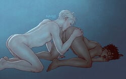 2boys anilingus bara buttmunch draco_malfoy gay harry_james_potter harry_potter male male_only male_rimming_male nude rimming tongue_fucking upthehill yaoi