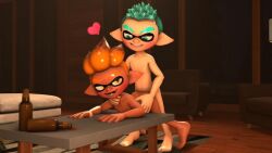 cyanide(oc) danger(oc) gay gay_sex inkling inkling_boy sfm splatoon splatoon_3