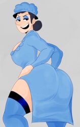 1girls 2020 big_ass big_breasts big_butt breasts bubble_butt caked_up cheesecake chespirito color_edit curvaceous curvy dat_ass detnox doña_clotilde dumptruck_ass dumptruck_butt edit el_chavo_(series) el_chavo_animado el_chavo_del_ocho eyeshadow female female_focus female_only gilf grandmother half-closed_eyes hands_on_hips hat hi_res high_resolution highres human human_only latina mature_female milf old old_woman round_ass smiling solo solo_female solo_focus stockings thick_thighs thighhighs tights