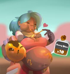 beatrix_lebeau_(slime_rancher) honey honey_slime malachi multiple_prey slime_rancher swollen_belly vore