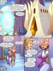 1futa 1girls adora blonde_hair glimmer_(she-ra) glittering_hair nsfani pink_hair ponytail pregnant pregnant_female she-ra_and_the_princesses_of_power violet_hair