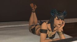 3d final_fantasy_xiv highlander hyur non-nude