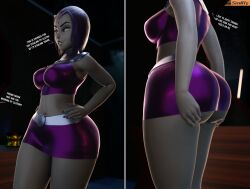 1girls 3d 3d_(artwork) ass athletic athletic_female belt big_ass big_breasts breasts bubble_butt bust busty cartoon_network chest cosplay curvaceous curvy curvy_figure dat_ass dc_comics demon demon_girl digital_drawing_(artwork) digital_media_(artwork) fat_ass female female_focus fit fit_female forehead_jewel half_demon hero heroine hips hourglass_figure huge_ass huge_breasts human large_ass large_breasts legs light-skinned_female light_skin lips mature mature_female navel no_panties no_underwear offscreen_female raven_(dc) skirt slim_waist smitty34 solo_focus starfire_(cosplay) teen_titans thick thick_hips thick_legs thick_thighs thighs toonami top_heavy voluptuous waist wide_hips