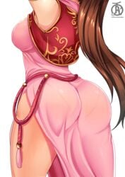 1girls ass ass_focus back back_view big_ass big_breasts color female female_focus female_only fire_emblem fire_emblem:_mystery_of_the_emblem fire_emblem:_shadow_dragon_and_the_blade_of_light huge_ass large_ass linde_(fire_emblem) long_hair nintendo revolverwingstudios