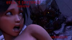 1boy 1girls anal anal_penetration anal_sex animated bent_over big_ass big_penis doom doom_eternal fantasy from_behind hell_knight_(doom) helpless horsecock large_ass large_penis larger_male male/female mendezsfm monster monster_rape no_sound penetration preview rape rough_sex smaller_female spread_legs tagme video