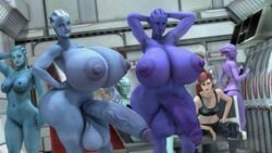 2futas 3d 4girls 4k absurdres areolae aria_t'loak asari ass balls breasts commander_shepard dickgirl erection femshep futanari highres huge_ass huge_breasts huge_nipples huge_penis hyper hyper_breasts large_testicles liara_t'soni mass_effect nipples penis puffy_nipples rattledbonezone source_filmmaker testicles thick_thighs veiny_penis wide_hips