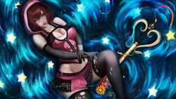 1girls 2019 artist_name artist_signature asteltainn big_breasts black_leggings black_legwear black_stockings blue_eyes blush blushing blushing_at_viewer breasts cleavage cleavage_cutout detailed_background disney eyebrows eyelashes female female_focus female_only gloves hood kairi keyblade kingdom_hearts large_breasts leggings legwear lips lipstick looking_at_viewer necklace patreon patreon_username red_hair ripped_clothes ripped_clothing ripped_pantyhose ripped_stockings shiny shiny_hair shiny_skin short_hair shy skirt square_enix thick_thighs