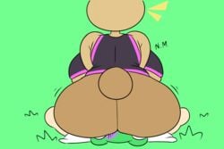 animal_crossing big_ass big_breasts big_butt bunny_ears bunny_girl coco_(animal_crossing) facesitting large_ass large_breasts larger_female nintendo shortstack sitting_on_face sitting_on_person sleepyslut smothering