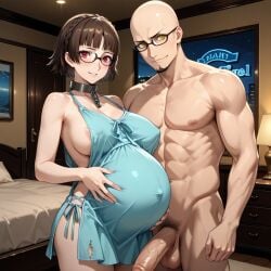 ai_generated makoto_niijima male/female masayoshi_shido persona_5 pixai sex silverknight395 slave slavegirl