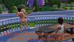 1boy 2futas 3d anal brother_and_sister dominant futa_on_male futadom futanari futanari_domination incest male mother_and_son sims4 tagme the_sims_4 video