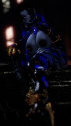 big_breasts goth milf pale_skin pierced_nipples vrchat vrchat_avatar