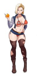 android 18 from dragon ball by zuyuzuyu6