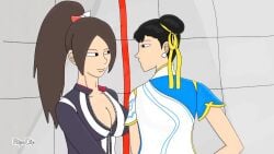 1futa 1girls 2d 2d_animation artisgreat asian asian_female assjob capcom chun-li fatal_fury fatal_fury:_city_of_the_wolves female flipaclip futa_on_female futa_with_female futanari intersex mai_shiranui outercourse snk street_fighter tagme video