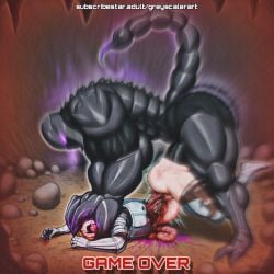 ai_assisted ai_generated anal anal_sex bad_end balls blood breasts death death_by_snoo_snoo femboy fucked_to_death futa_on_male game_over girly girly_boy greyscaler gut_bursting huge_balls huge_breasts huge_cock intestines knight monster monster_cock monster_girl necrophilia penis pounding pounding_ass raped raped_by_monster raped_to_death ryona scorpion_humanoid scorpion_tail size_difference stomach_bulge stomach_deformation world_of_lust:_the_spire