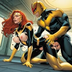 jean grey from marvel by themerchant69