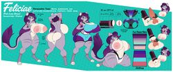 absurd_res anthro ass big_breasts big_butt breasts domestic_cat felid feline felis female hi_res mammal portal solo thatyellowrad wide_hips