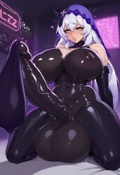 1futa 2024 ai_generated areola areolae areolae_visible_through_clothing ass balls big_balls big_breasts big_penis black_swan_(honkai:_star_rail) bodysuit bodysuit_bulge breasts child_bearing_hips cleavage cum cum_filled cum_in_clothes cum_inside cum_on_bodysuit excessive_cum futa_only futanari honkai:_star_rail honkai_(series) horny horny_futa hoyoverse huge_breasts huge_cock hung_futa hyper_balls hyper_breasts hyper_penis latex latex_bodysuit latex_clothing latex_futa latex_suit looking_up massive_breasts milf mommy mommy_kink nipples nipples_visible_through_clothing noonyx penis penis_under_clothes purple_eyes revealing_clothes see-through_clothing shaking shaking_body solo solo_focus solo_futa tagme thick thick_legs thick_thighs thighs useless_clothing veiny_penis white_hair