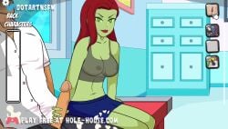 2d 2d_(artwork) 2d_animation animated batman_(series) bra cum cum_on_body cum_shot cumshot dotartnsfw green_skin grey_body handjob harley_quinn_(series) hole_house moan moaning moaning_in_pleasure mp4 poison_ivy see-through see-through_clothing sex sitting sitting_on_desk skirt sound sound_effects tagme video videos