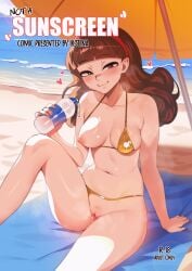 :3 ass beach bikini bikini_aside bikini_bottom bikini_top boobs_out bra breasts brown_eyes brown_hair clitoral_hood clitoris comic comic_cover comic_page exposed_tit female golden_bikini golden_week hairband heart ikstina implied_sex lube lube_bottle lube_drip lubricant medium_breasts morticia_smith morty_smith navel nipples no_sound ocean panties panties_aside parasol pussy pussy_juice pussy_juice_drip rick_and_morty sea smug smug_face spread_legs spreading teenage_girl teenager towel