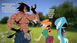 1futa 1girls alex_(minecraft) breasts bulge bulge_under_clothes bulging_biceps bulging_breasts covered_nipples covering_breasts female fit furry gardevoir imminent_penetration imminent_rape imminent_sex jeans knot minecraft minecraft_background minecraft_mob muscle_mommy muscles muscular muscular_female original_character pokemon pokemon_(species) raped shiny_pokemon skintight tan_body text tight_clothing toonguy100 vein veins werewolf