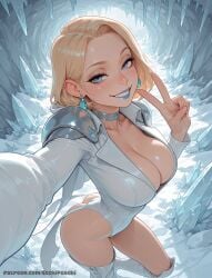 1girls ai_assisted ai_generated ass ass_bigger_than_head big_ass big_breasts blonde_female blonde_hair breasts bubble_ass bubble_butt cameltoe cartoon cartoony drawing ecchipeachi emma_frost emma_frost_(marvel_rivals) eyelashes eyeliner eyes eyeshadow female female_only high_resolution highres light-skinned_female make-up make_up makeup manga marvel marvel_cinematic_universe marvel_comics marvel_rivals nipples panties patreon patreon_url patreon_username pussy pussy_juice pussy_lips pussy_peek shiny snow snowbunny solo solo_focus submissive tagme uncensored vagina vaginal_fluids