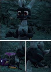 dark spyro from activision by drakeledragon