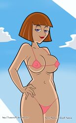 bikini danny_phantom erect_nipples female female_only human madeline_fenton metamine10 solo swimsuit