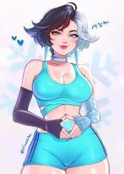 luna snow from marvel by konomidraw