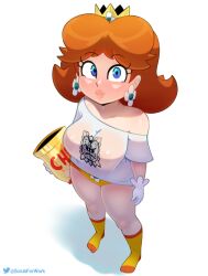 princess daisy from mario (series) by somescrub