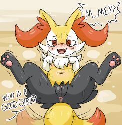 braixen from nintendo by surjang