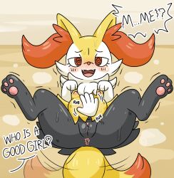 braixen from nintendo by surjang
